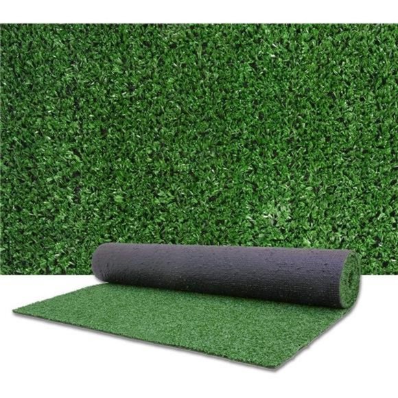 Synthetic Artificial Grass Turf 0.4" Drainage Holes Astroturf Rug 3FTX10FT - Picture 3 of 7
